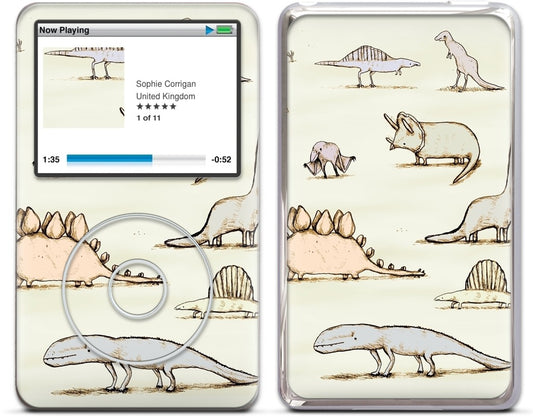 Dinosaurs iPod Skin