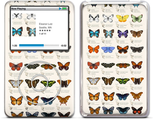 42 North American butterflies iPod Skin