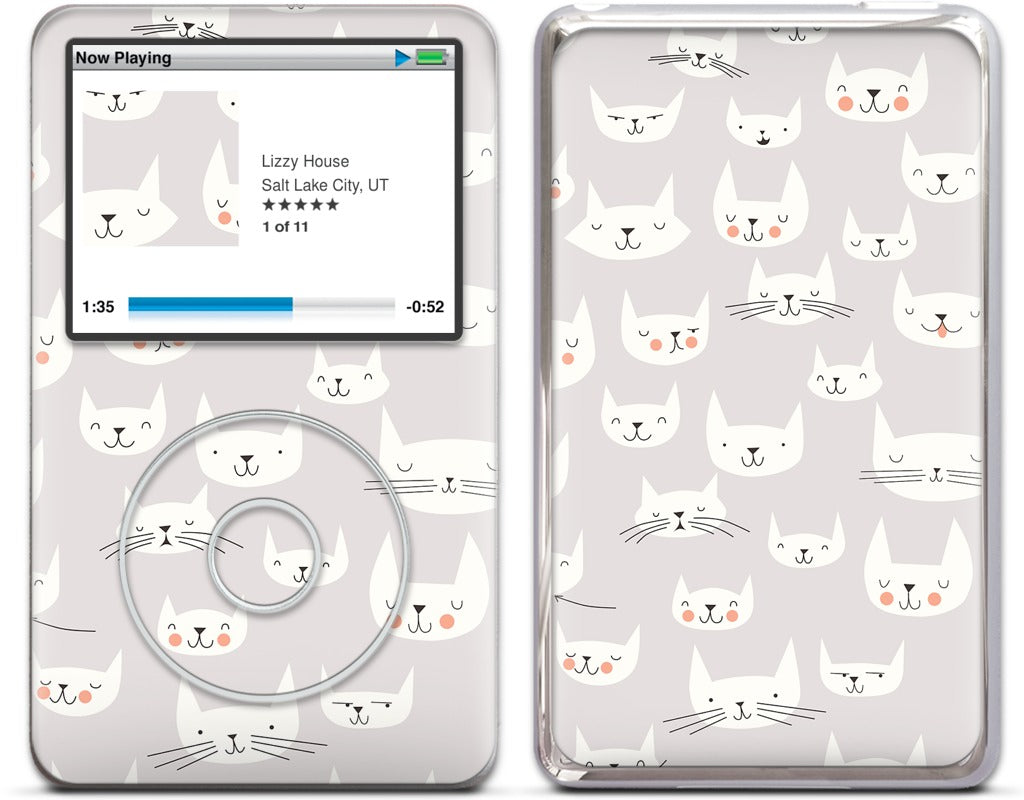 Cat Faces iPod Skin