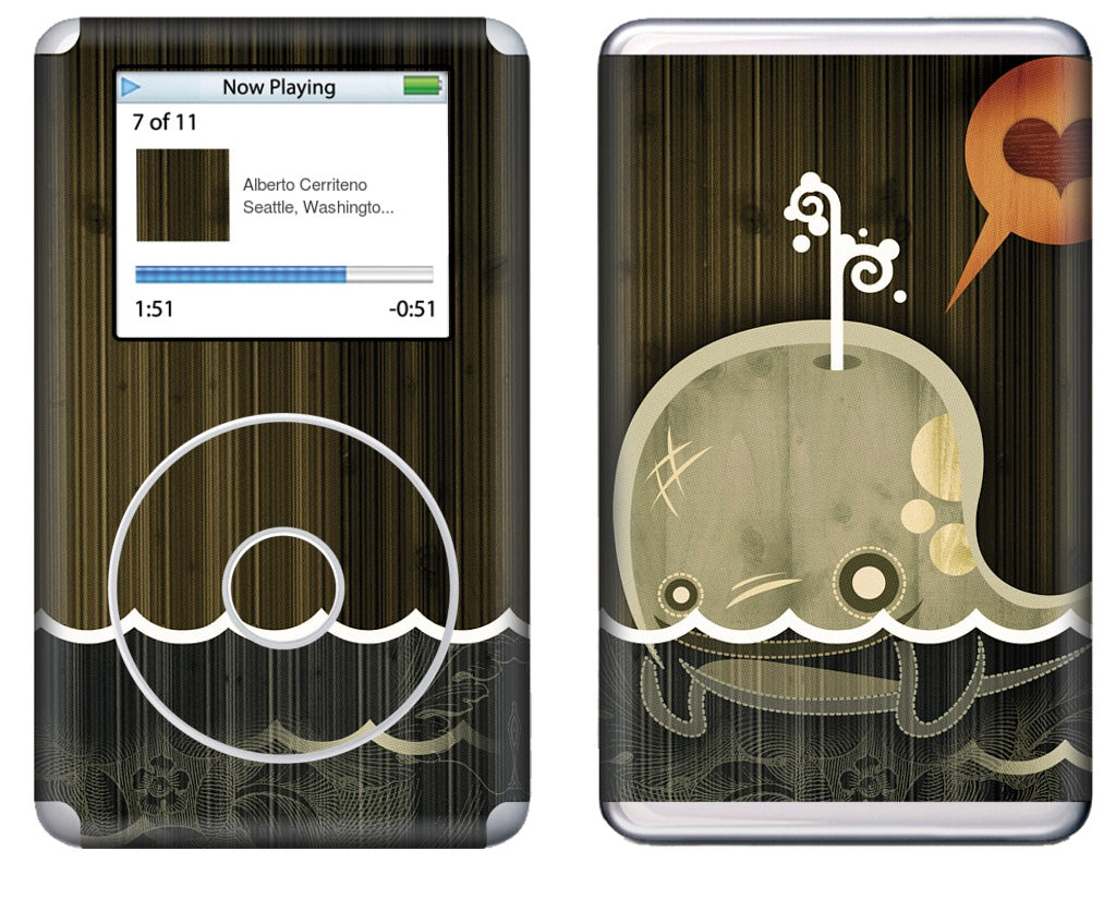 The Enamored Whale iPod Skin