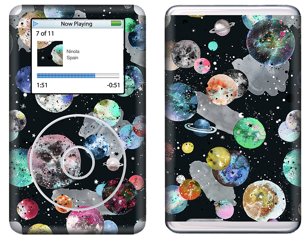 Cosmic Collage iPod Skin