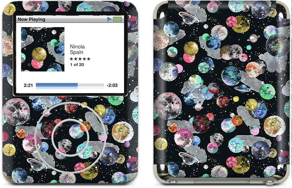 Cosmic Collage iPod Skin