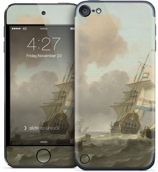 Ships in Choppy Sea iPod Skin