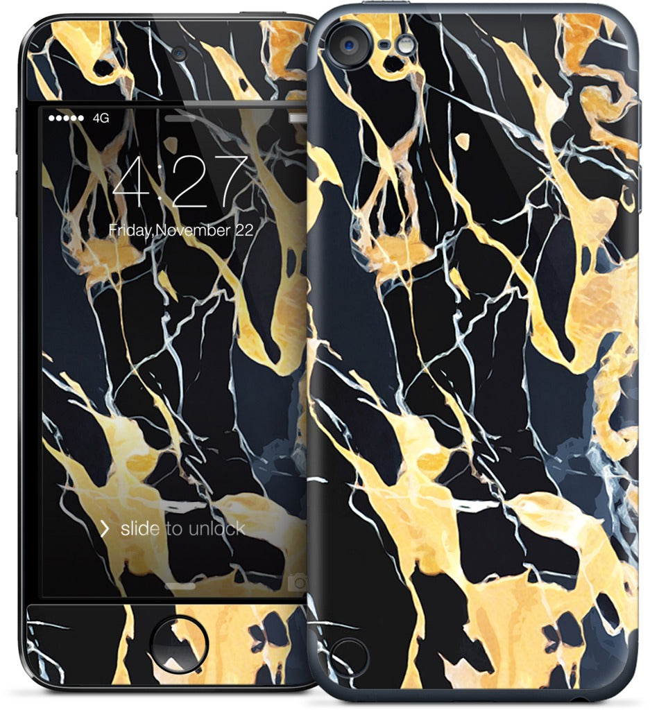 Black Marble iPod Skin