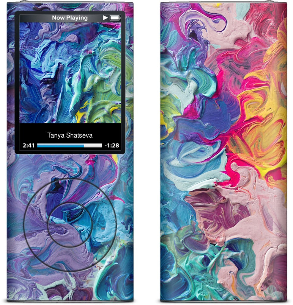 Rainbow Flow Abstract iPod Skin