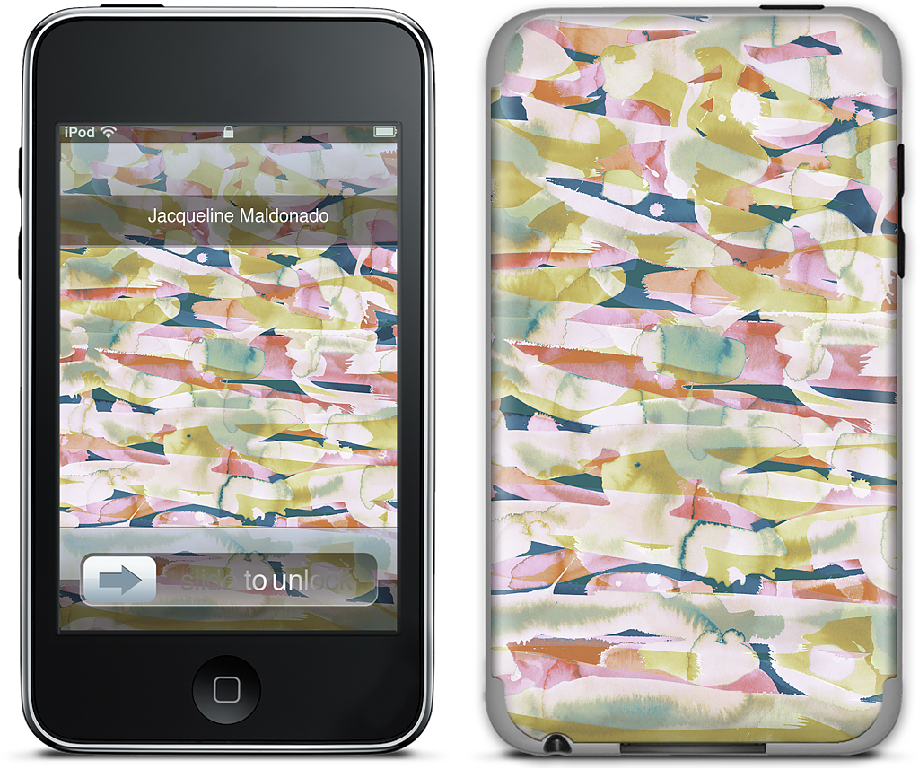 Watercolor Pastiche iPod Skin