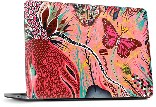 The Pink Opaque Dell Laptop Skin