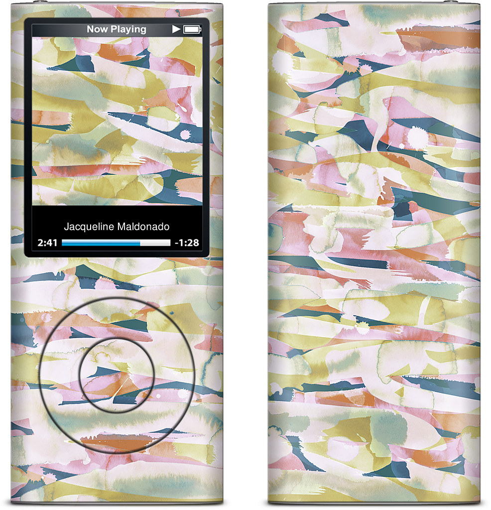 Watercolor Pastiche iPod Skin