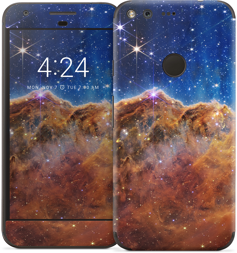 Cosmic Cliffs of Carina Google Phone