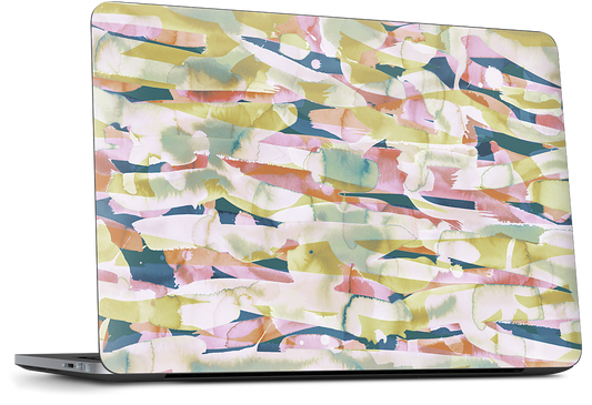 Watercolor Pastiche Dell Laptop Skin