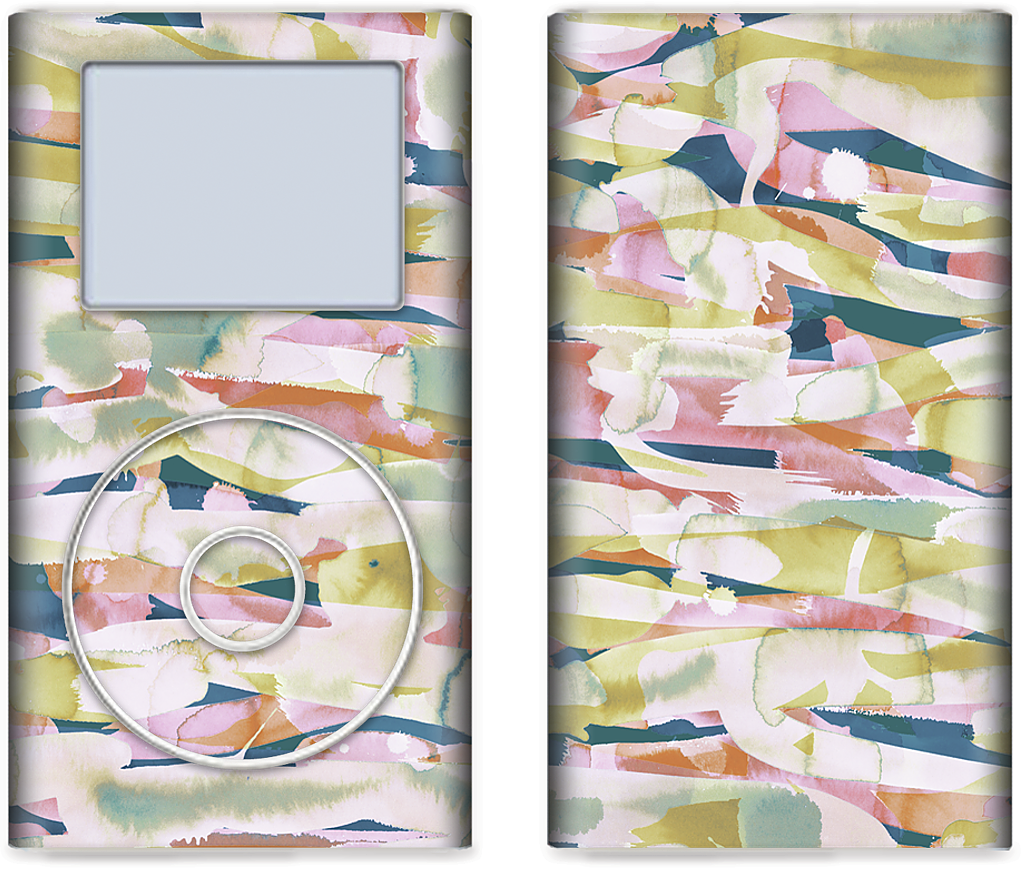 Watercolor Pastiche iPod Skin