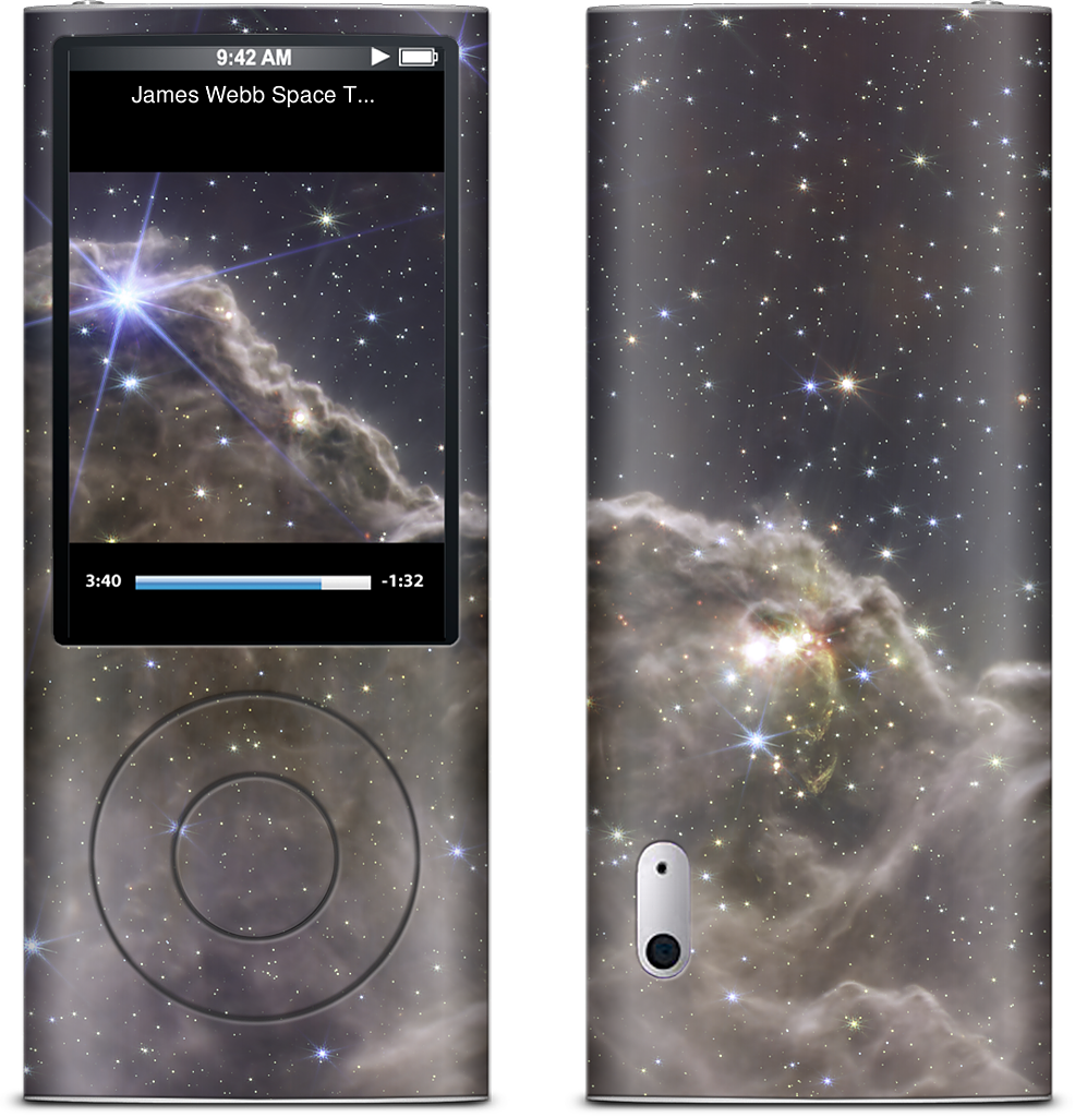 Cosmic Cliffs of Carina (MIRI and NIRCam Image) iPod Skin