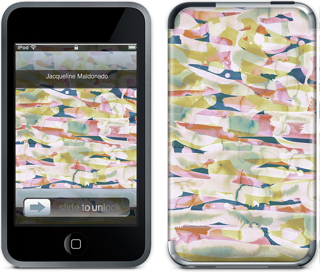 Watercolor Pastiche iPod Skin