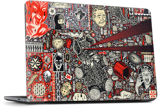 Bust Dell Laptop Skin