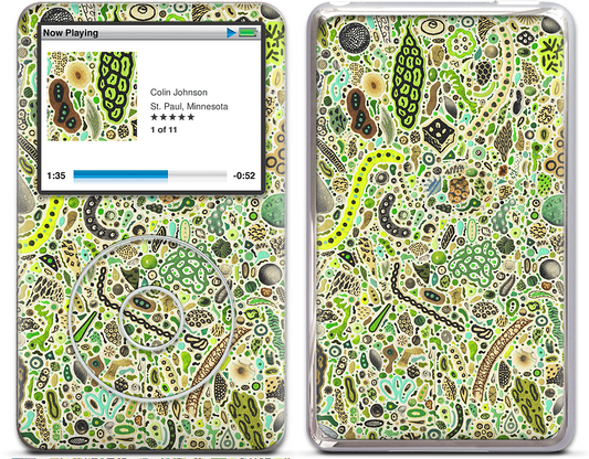 Microbes iPod Skin