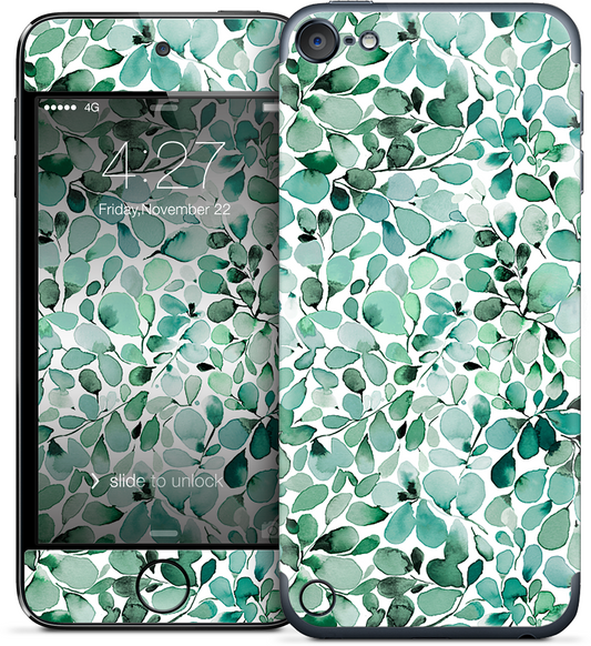 Eucalyptus Leafy Green iPod Skin