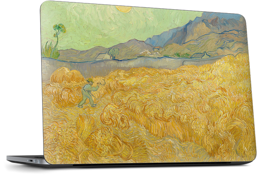 Wheatfield with a Reaper Dell Laptop Skin