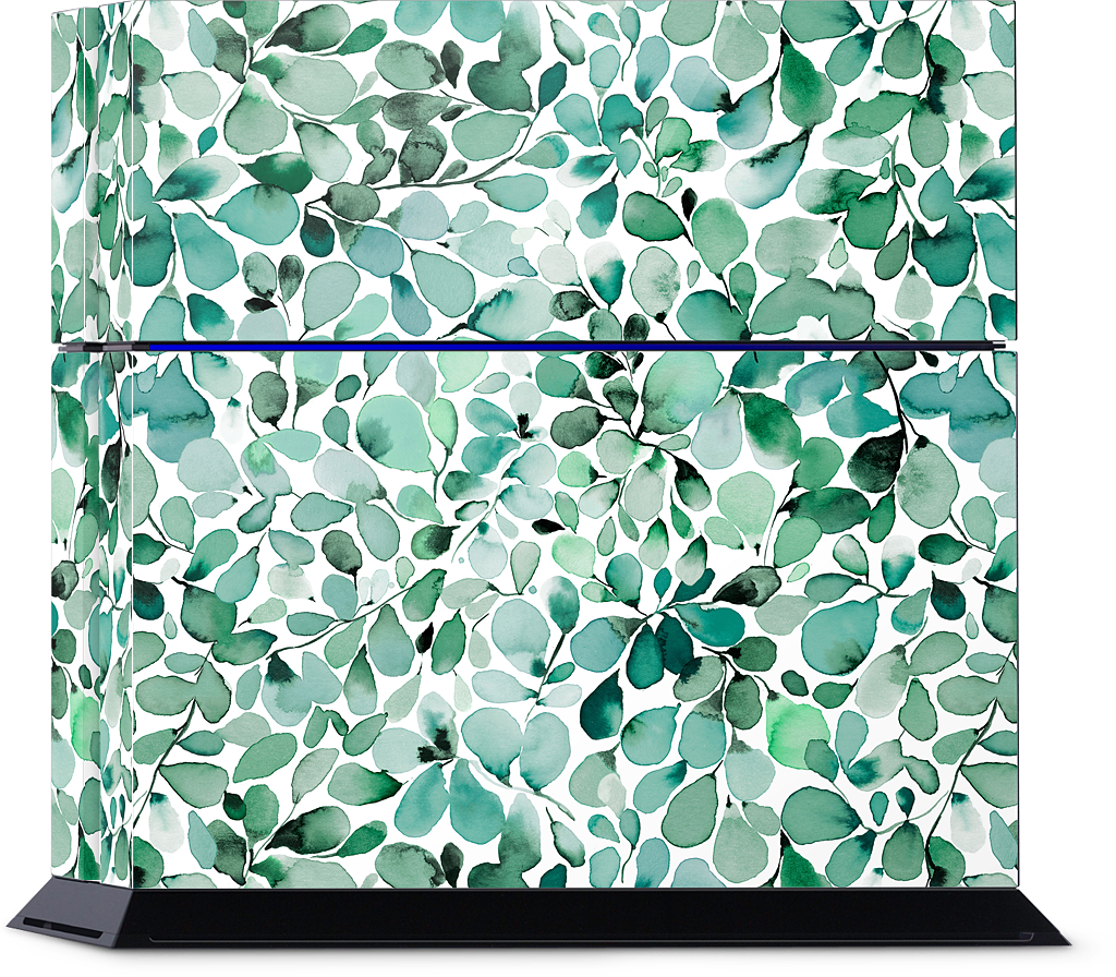 Eucalyptus Leafy Green PlayStation Skin