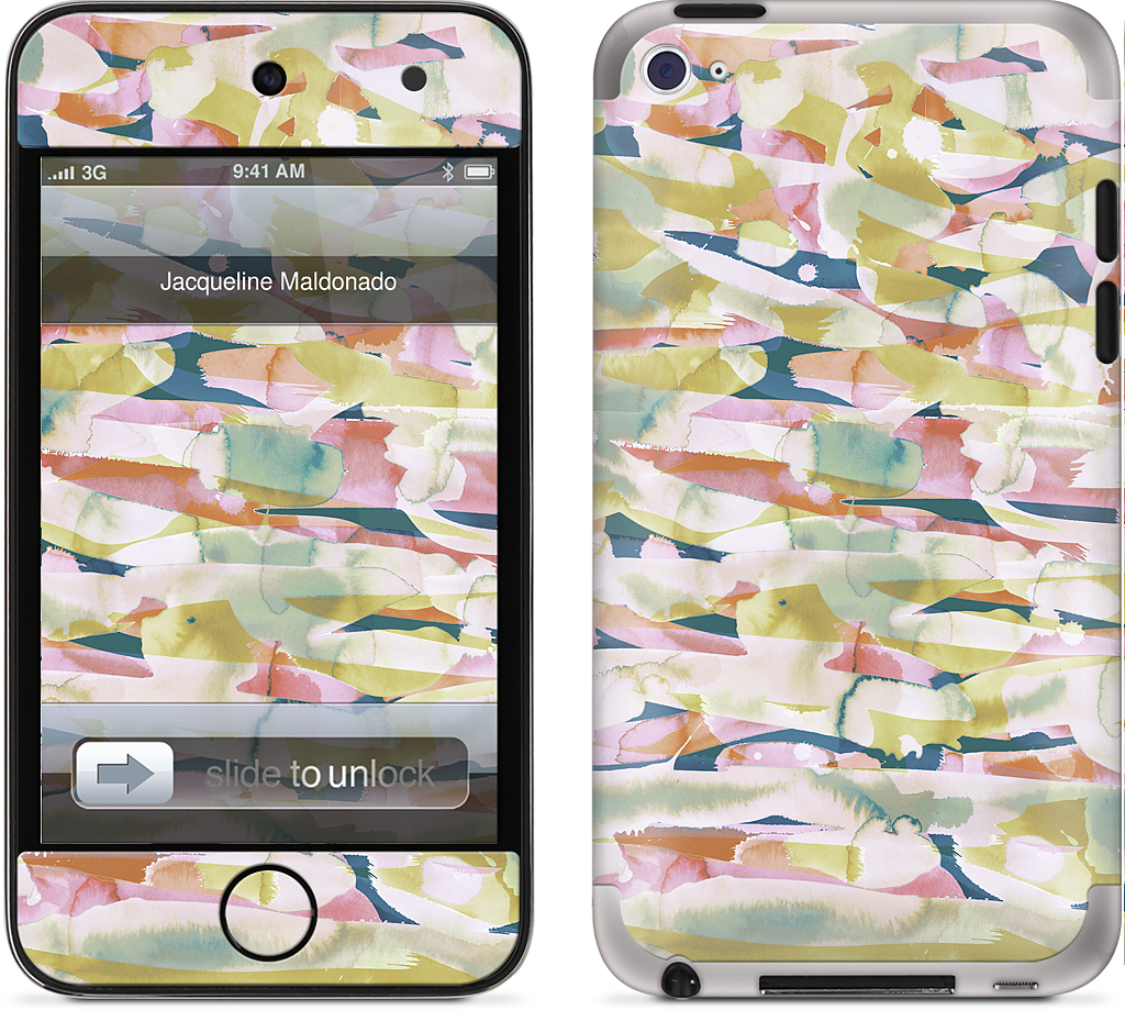 Watercolor Pastiche iPod Skin