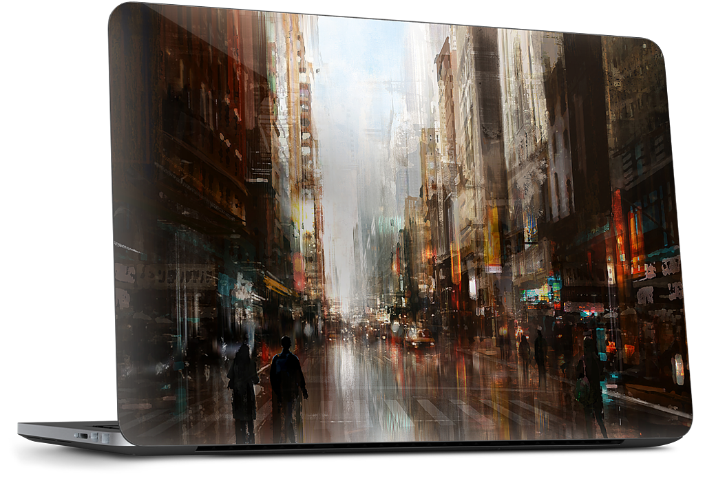 Cityscape Dell Laptop Skin