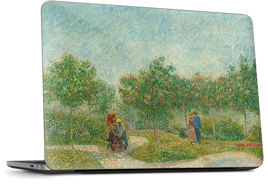 Garden with Courting Couples Dell Laptop Skin